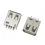 USB 2.0, 4 Pin Female Type A SMD USB Connector (MPN- A/F D10.6LCP6.8)